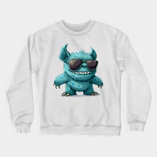 Cute Fluffy Monster Crewneck Sweatshirt